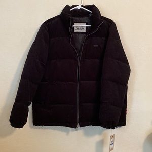 NWT Levi’s Corduroy Puffer Coat